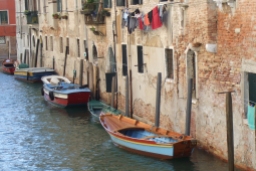 Laundry over a Venice Canal