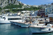 Marina Grande at the port of Capri